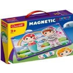 Quercetti Magnetic Puzzle 21 Dress Up Fairyt. [Levering: 4-5 dage]